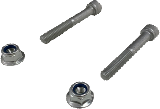 E7511 - Rear Shock Bolts and Nuts - Eride Pro New Zealand