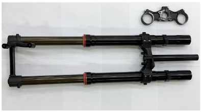 SHE7010 - Front Fork FST (with  L&R Fork Protector, bolts kit  , Tapered Roller Bearing,FST front wheel axle ) - Eride Pro New Zealand